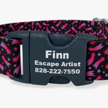 closeup view of personalization