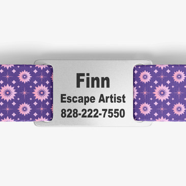 closeup of nameplate personalization