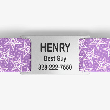 closeup of nameplate personalization