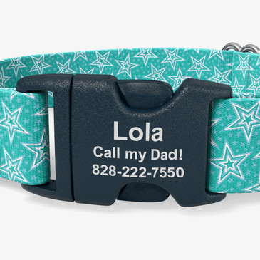 closeup view of personalization