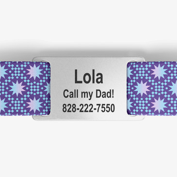 closeup of nameplate personalization