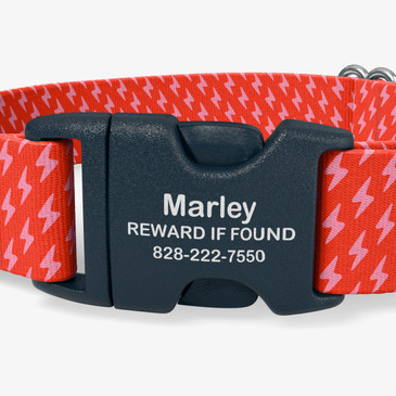 closeup view of personalization