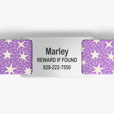 closeup of nameplate personalization