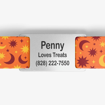 closeup of nameplate personalization