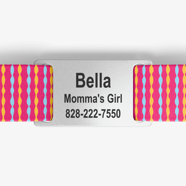 closeup of nameplate personalization