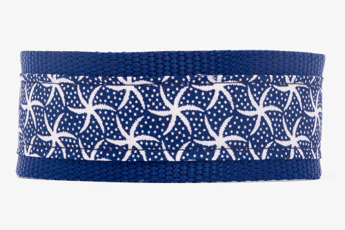 Sea Star Fabric Dog Collar