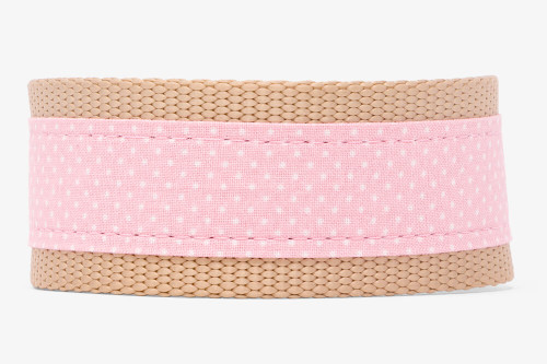 Light Pink Pin Dots Fabric Martingale