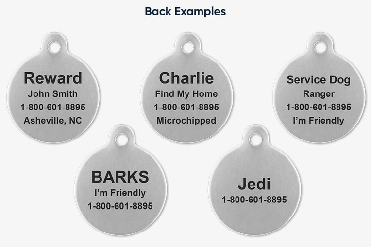 Amazon Customized Dog Collar Tags I'm Chipped Stick Dog Pet Tag