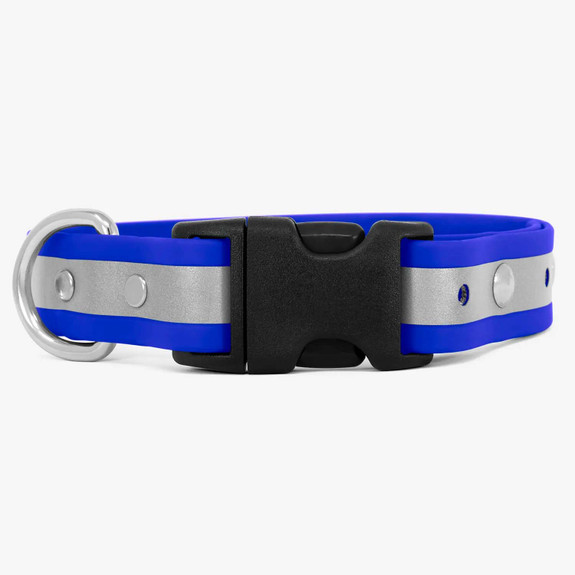 Mutts Tagless Dog Collar Waterproof Reflective Dog Collar With