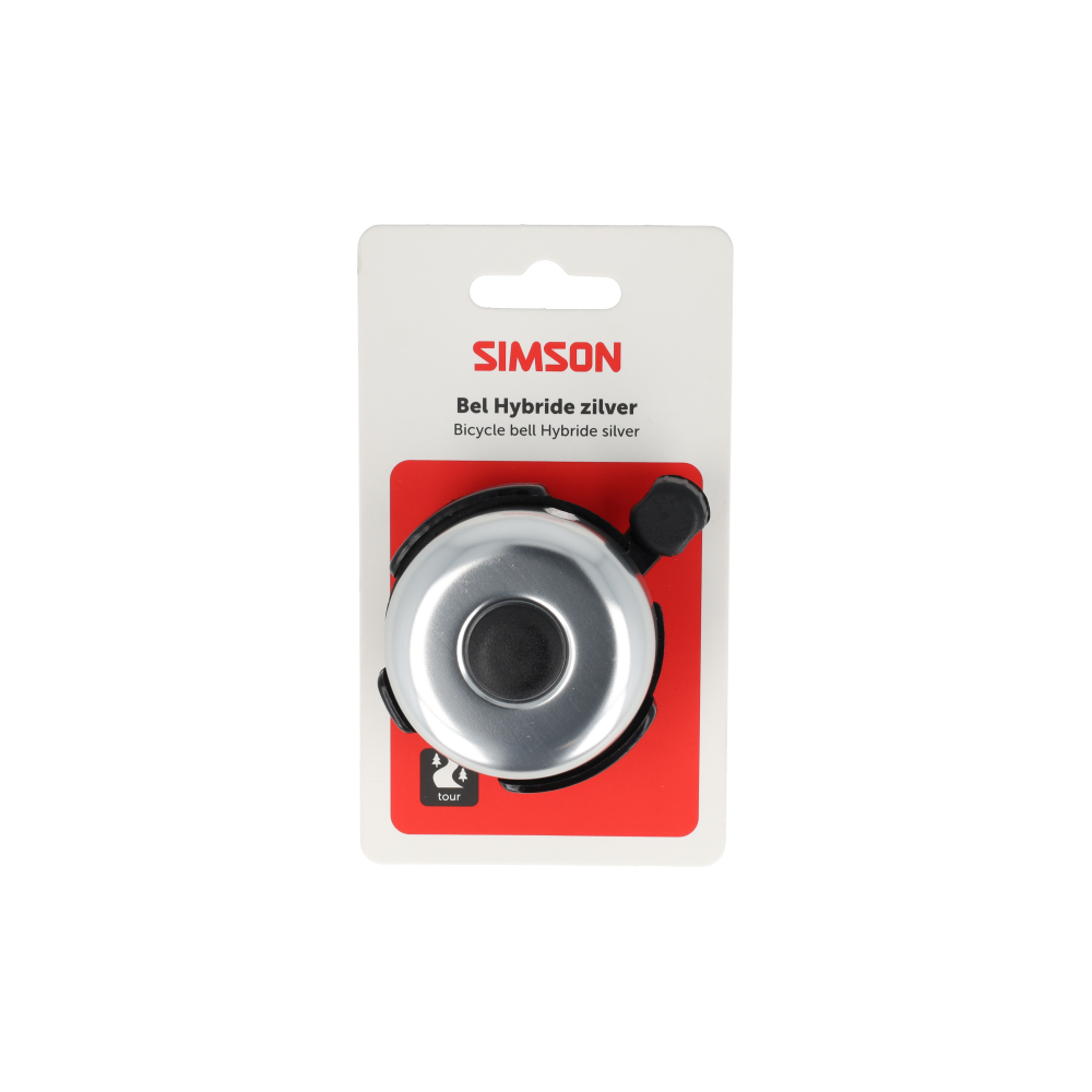 Simson Fietsbel Hybride – Zilver