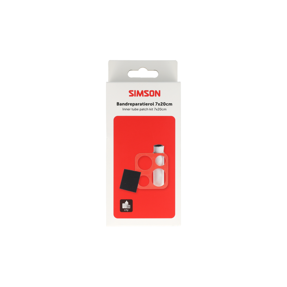 Simson Bandenreparatie Rol & Sjabloon (7 x 20 cm)