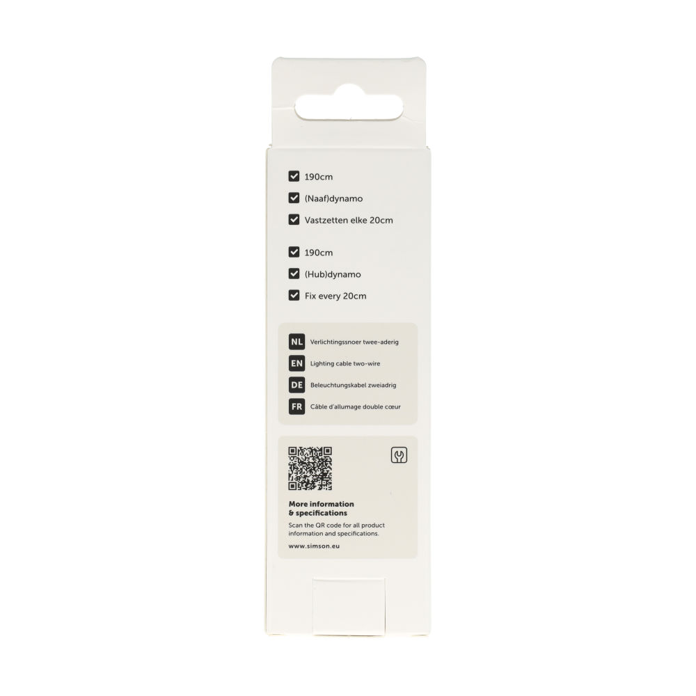 Simson Verlichtingssnoer – Twee-aderig