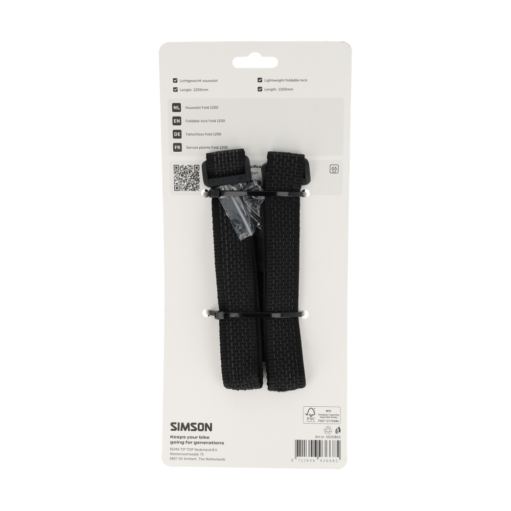 Simson Vouwslot Fold 1200 – 120 cm