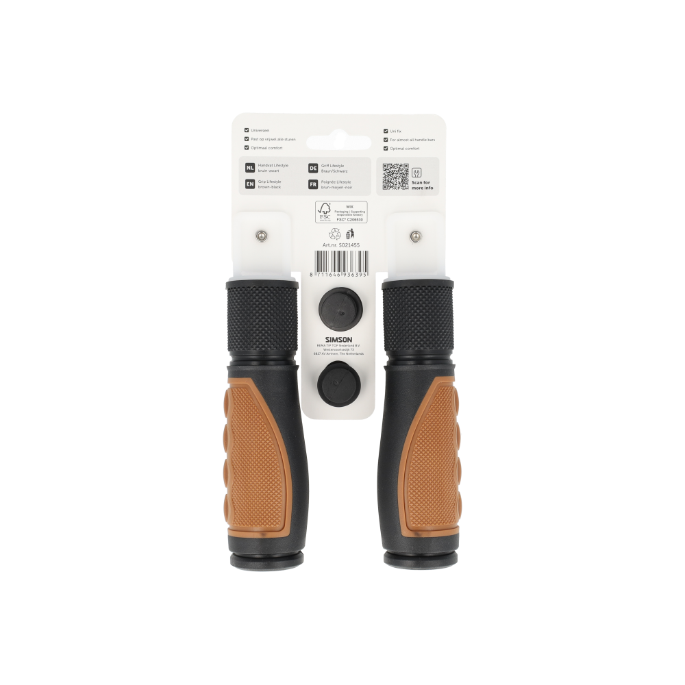 Simson Handvatten Lifestyle – Middenbruin/Zwart