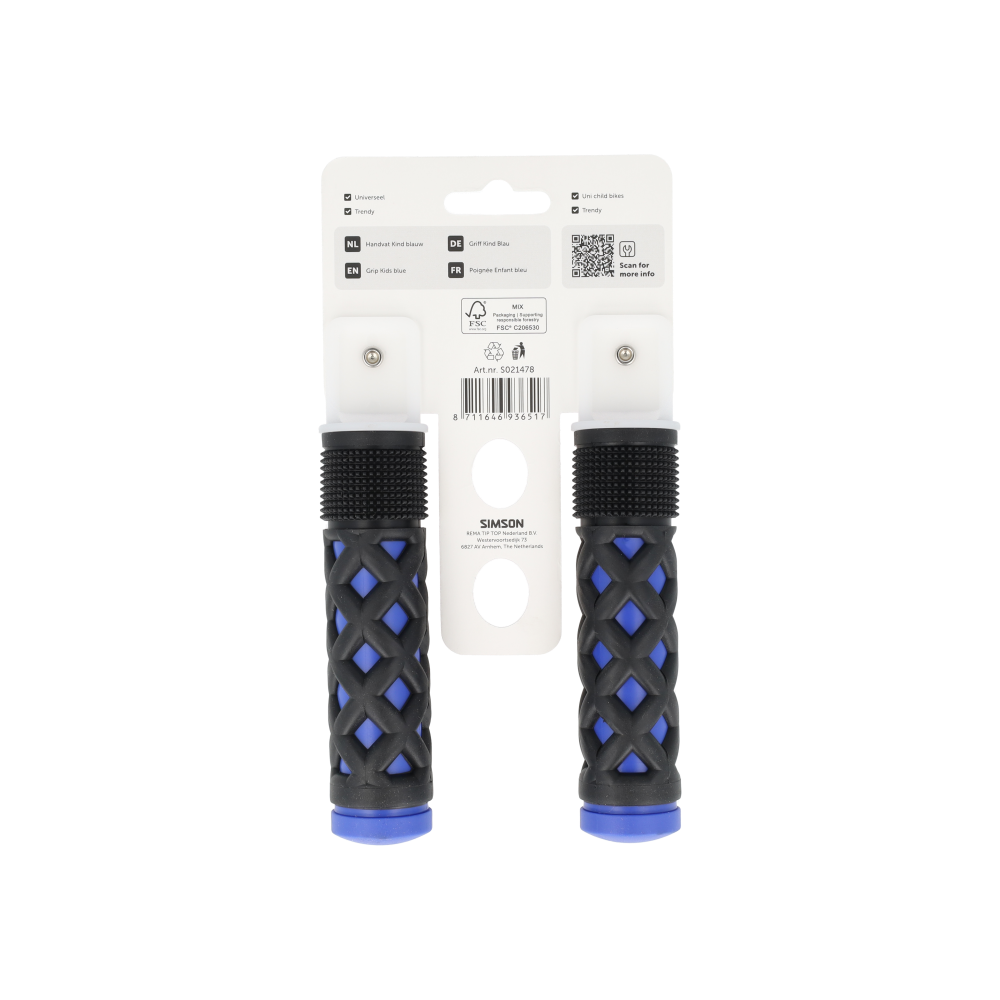 Simson Kinderhandvatten – Kobalt/Zwart