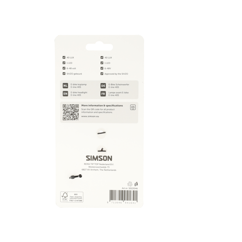 Simson E-line 40S – 40 LUX