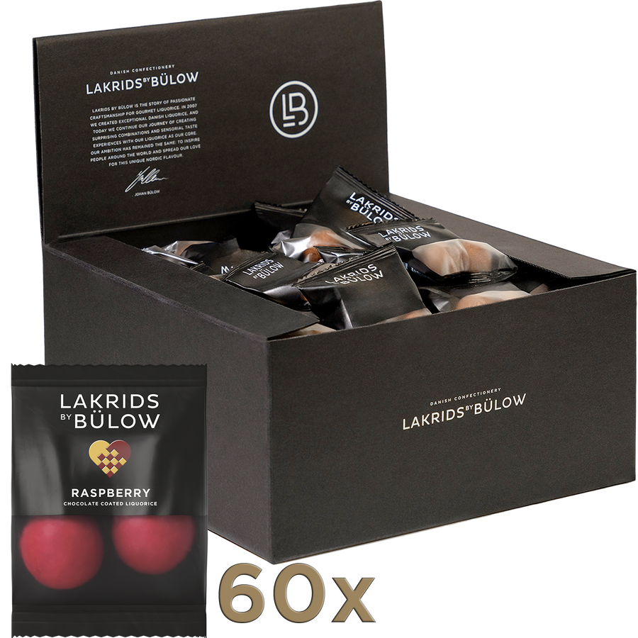 BOX OF MINIS CRISPY RASPBERRY