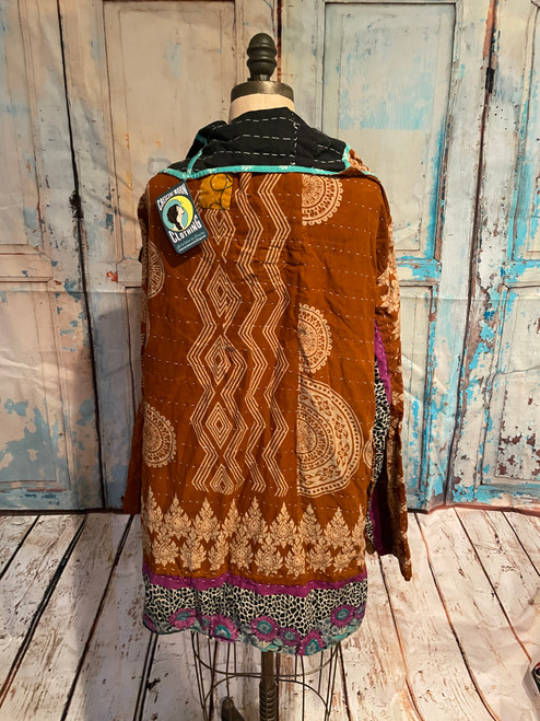 Small/medium Reversible Kantha Jacket