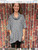 PIXIE TUNIC BLACK WHITE WAVY
