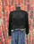 lattice sweater black