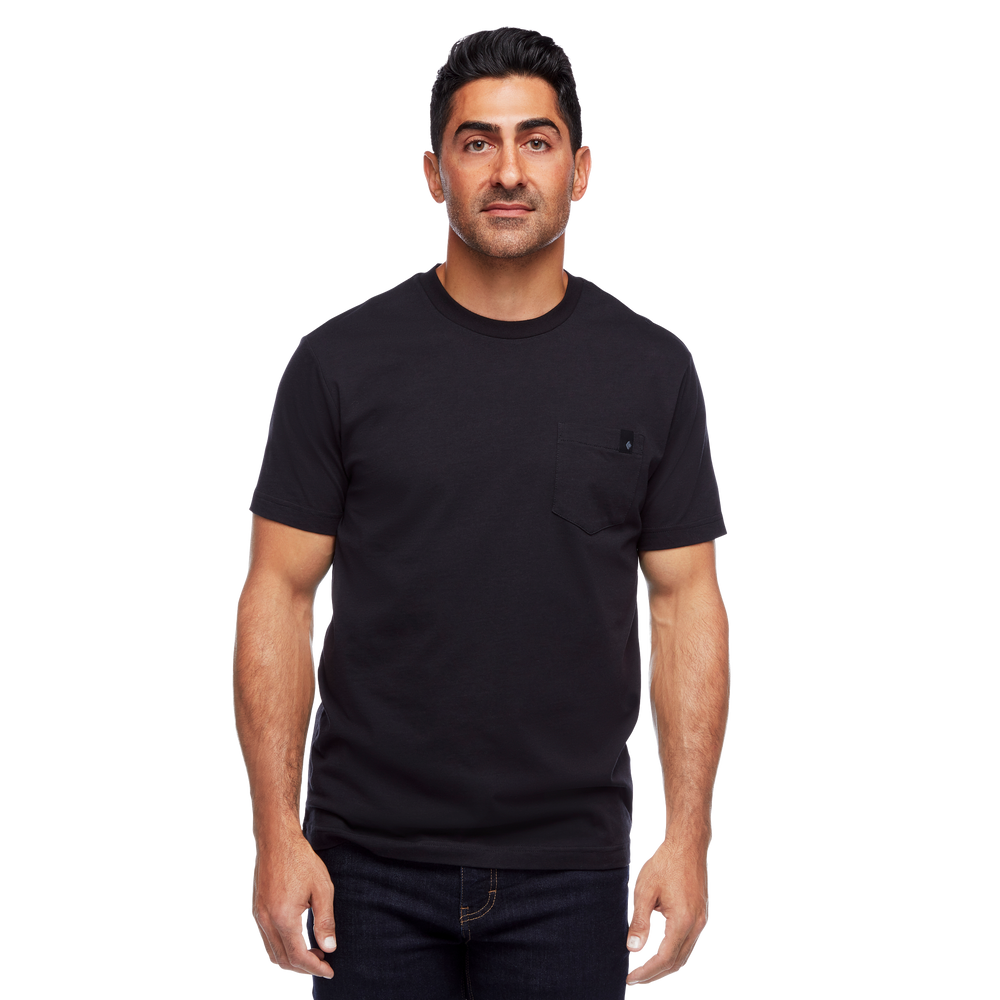 halskæde tonehøjde Forkludret Crag Pocket Tee - Men's - Black Diamond Equiment