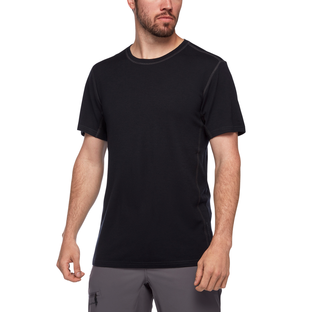 spray Tigge ødemark Men's Flux Merino T-Shirt | Black Diamond Equipment