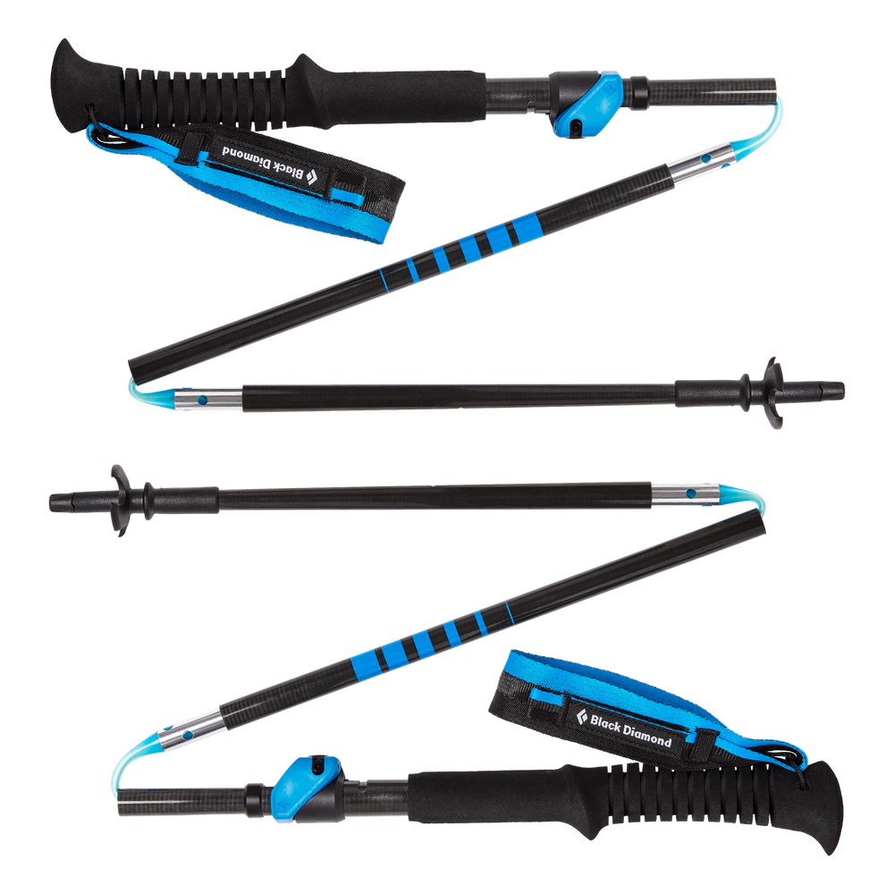 Distance Carbon FLZ Trekking/Running Poles