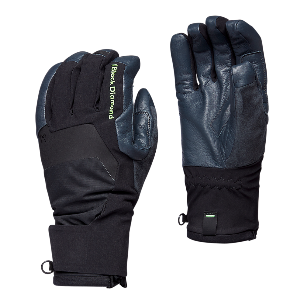 black diamond midweight screentap fleece gloves black