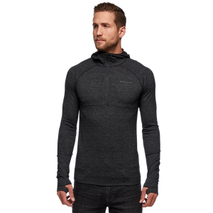 Solution 150 Merino Baselayer Crew Half Zip Hoody - Men's | Black Diamond