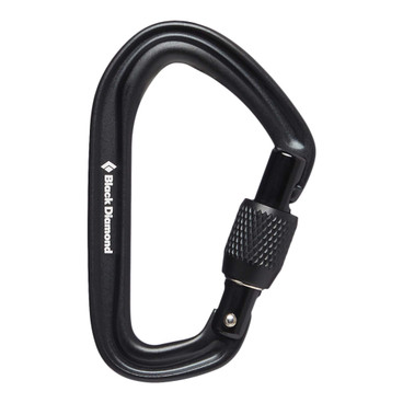 Carabiner Black Galvanized 8 x 80 mm - Per Piece