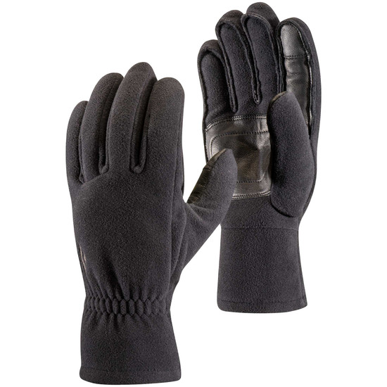 MidWeight Windbloc Fleece Gloves Black 1