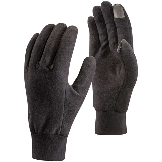 LightWeight Fleece Gloves Black 1