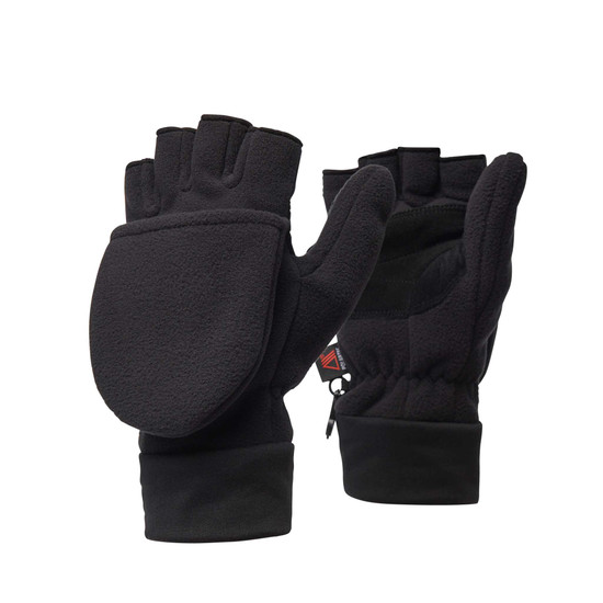 WindWeight Fleece Mitts Black 2