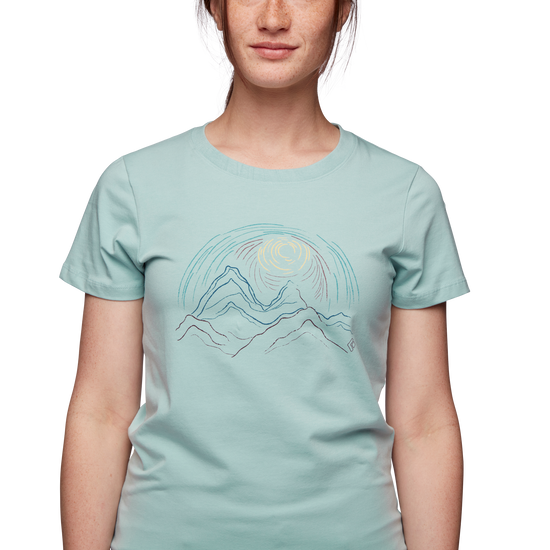 Women's Summit Scribble Tee Ice Blue 3