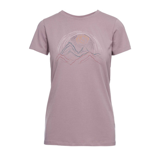 Women's Summit Scribble Tee Wood Violet 1