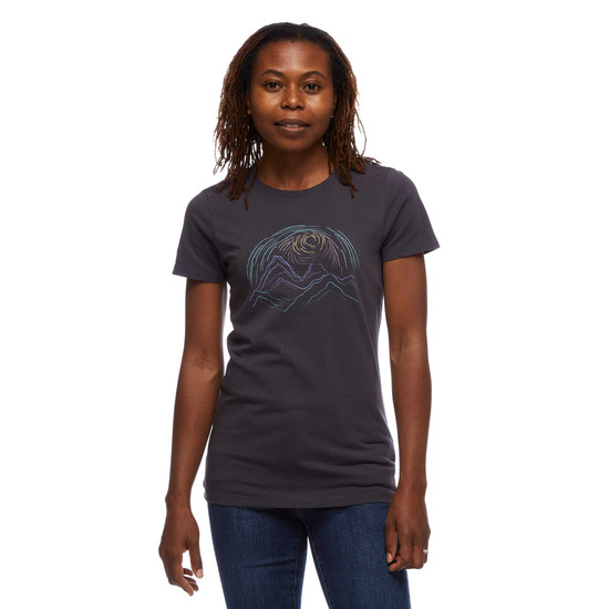 Women's Summit Scribble Tee Carbon 2