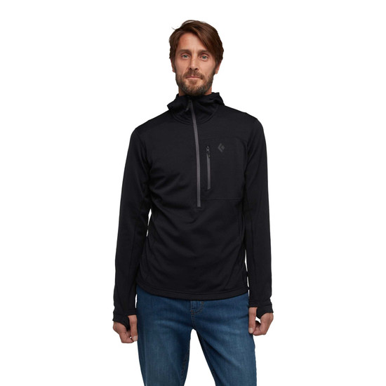 Men s Coefficient Quarter Zip Fleece Hoody