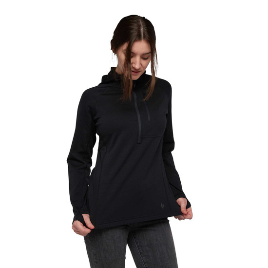 Women's Coefficient Quarter Zip Fleece Hoody