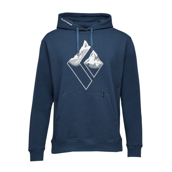 Men's Mountain Logo Hoody - Past Season Ink Blue 1