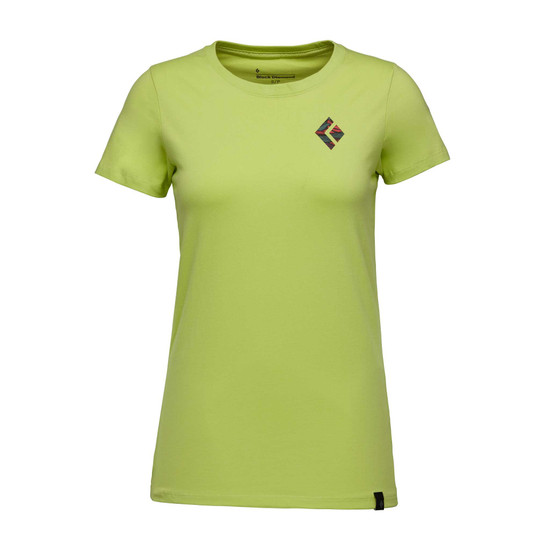 Women's Mountain Diamond Tee Aloe 1