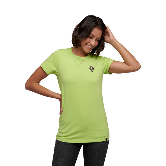 Women's Mountain Diamond Tee Aloe 2