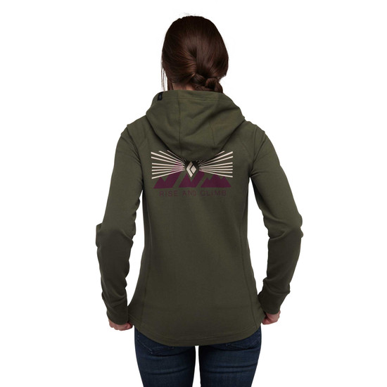 Women's Rise and Climb Full Zip Hoody Tundra 3