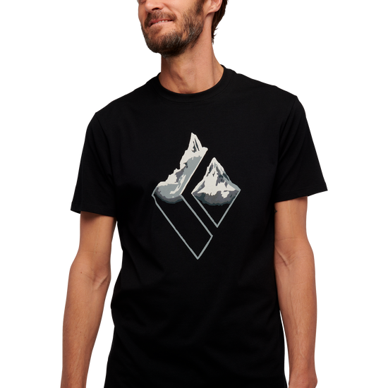 Men's Mountain Logo T-Shirt Black 4