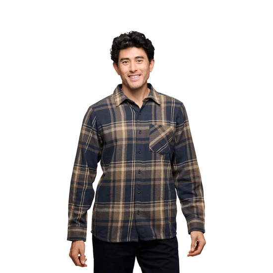 Men's Project Flannel Charcoal-Walnut Plaid 2