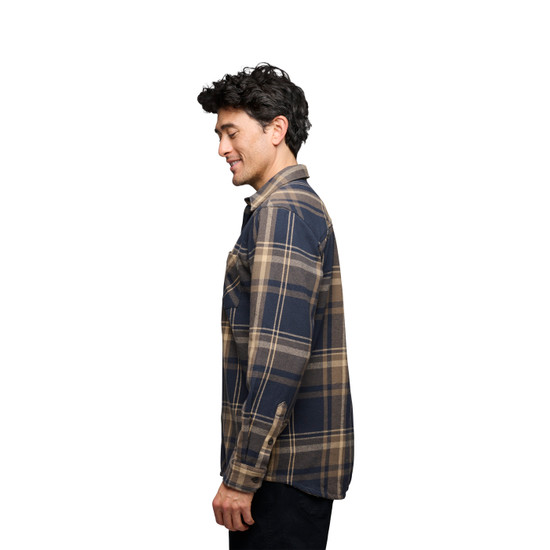 Men's Project Flannel Charcoal-Walnut Plaid 3