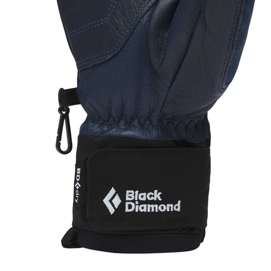 Women's Spark Gloves Charcoal-Belay Blue 3