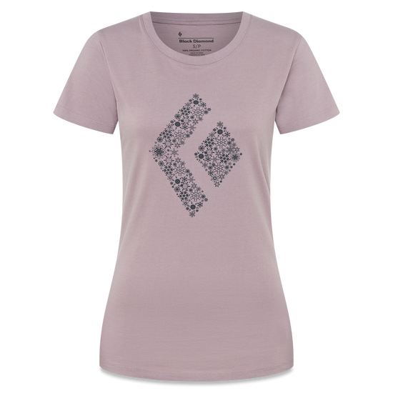 Women's Snow Diamond T-Shirt Wood Violet 1