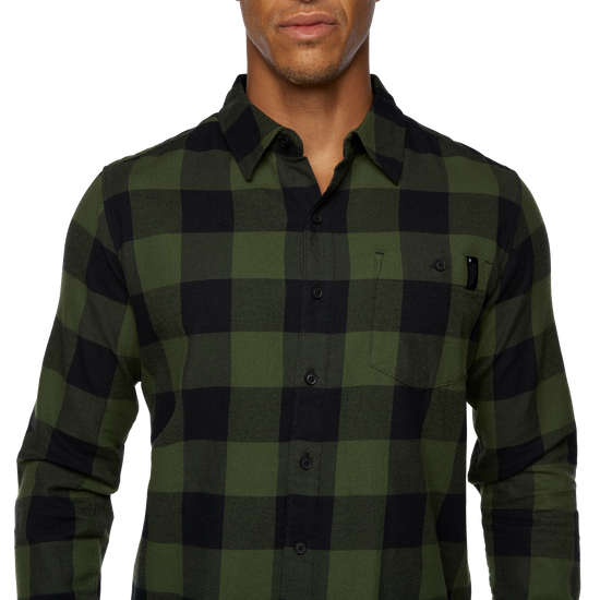 Zodiac Flannel - Men's Tundra/Black/Plaid 3