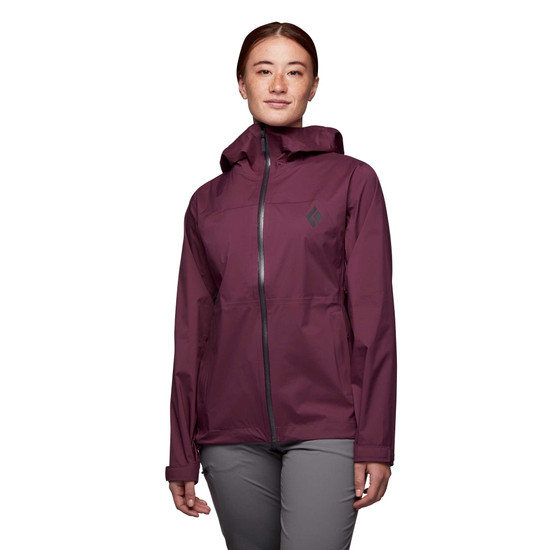 Women's Stormline Stretch Rain Shell Blackberry 2