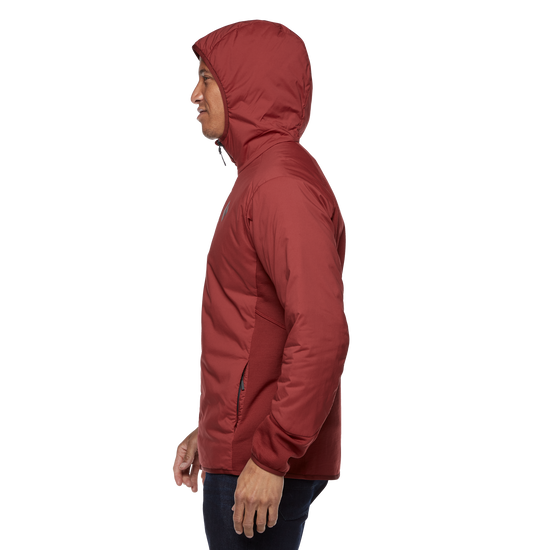 Men's First Light Hybrid Hoody - Past Season Dark Crimson 2